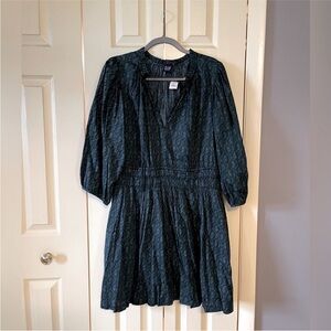 GAP Smocked Waist Mini Dress